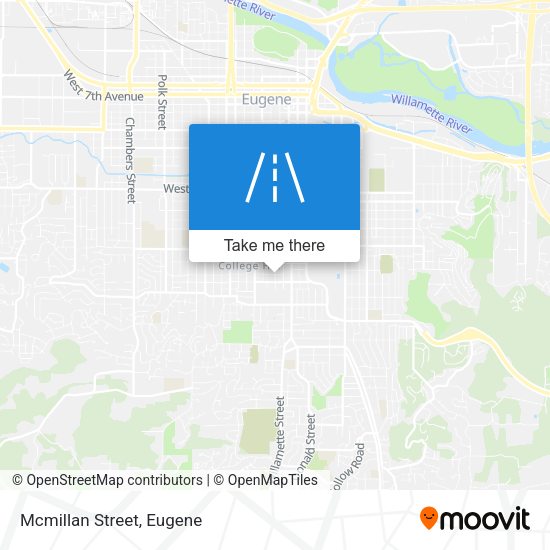 Mapa de Mcmillan Street