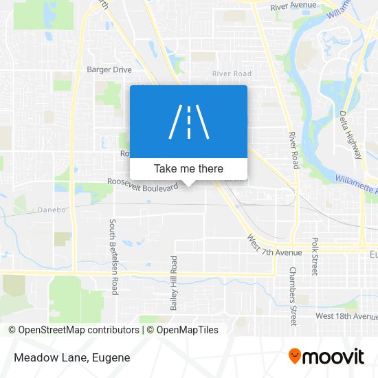 Meadow Lane map