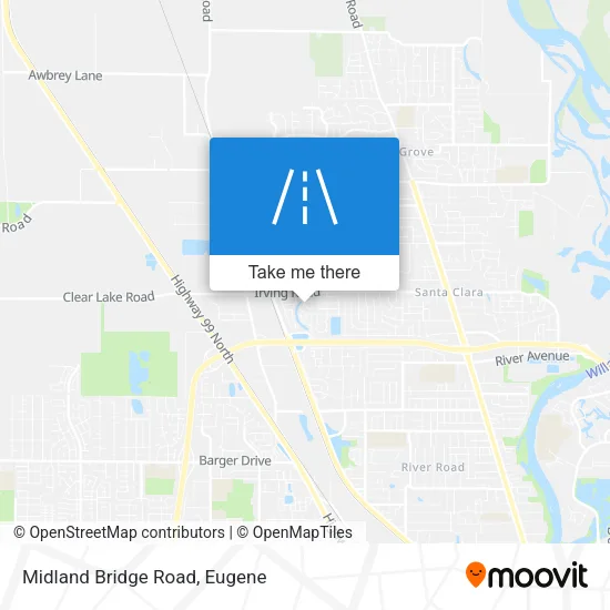 Mapa de Midland Bridge Road