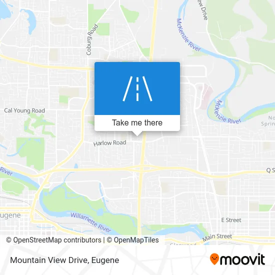 Mountain View Drive map