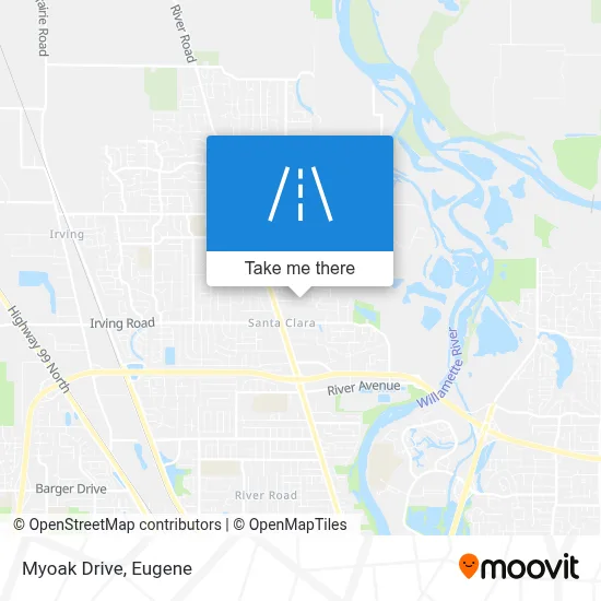 Myoak Drive map