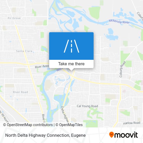 North Delta Highway Connection map