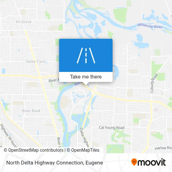 North Delta Highway Connection map
