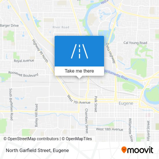 Mapa de North Garfield Street