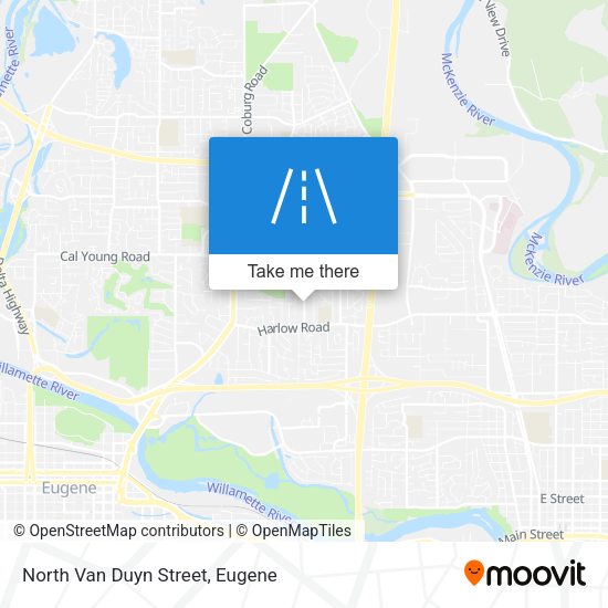North Van Duyn Street map