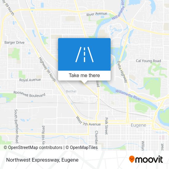 Northwest Expressway map