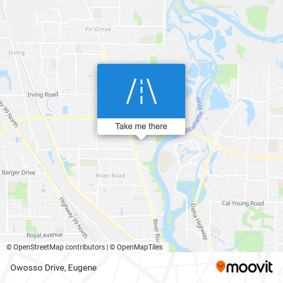 Owosso Drive map