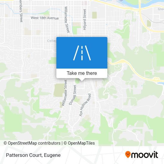 Mapa de Patterson Court