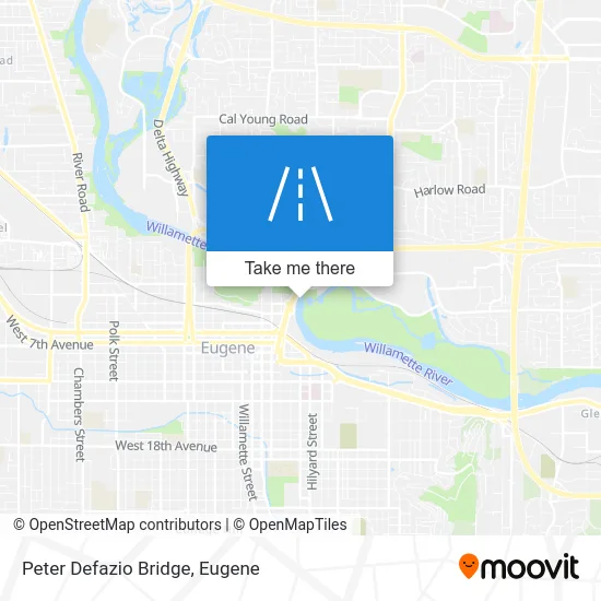 Peter Defazio Bridge map