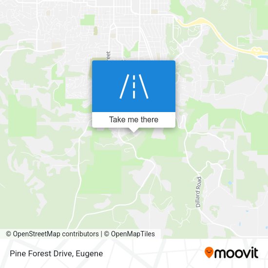 Pine Forest Drive map