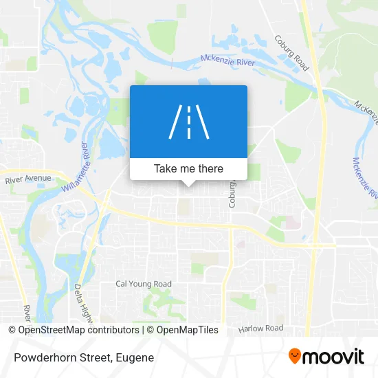 Mapa de Powderhorn Street