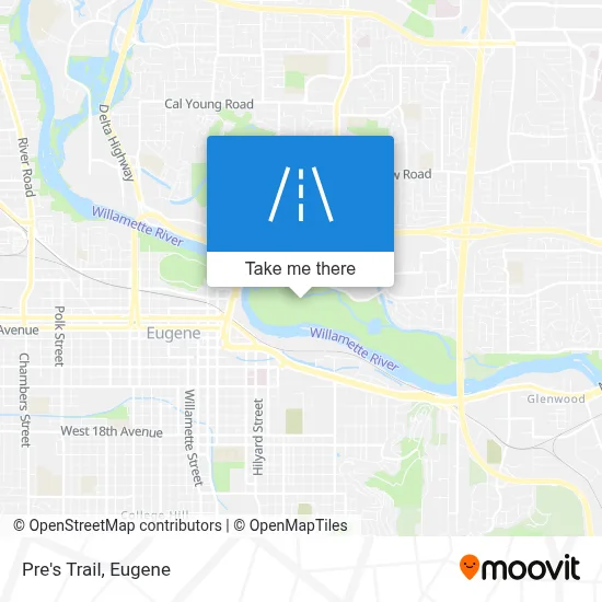 Pre's Trail map