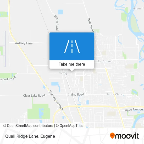 Mapa de Quail Ridge Lane