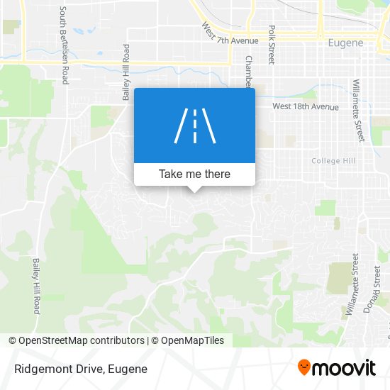 Ridgemont Drive map