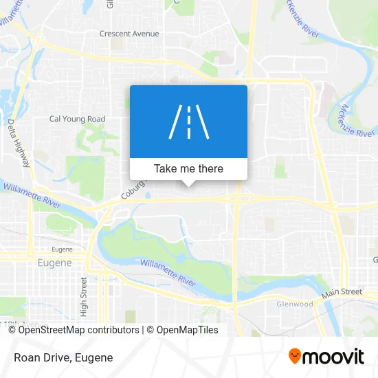 Roan Drive map
