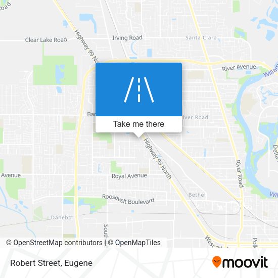 Mapa de Robert Street