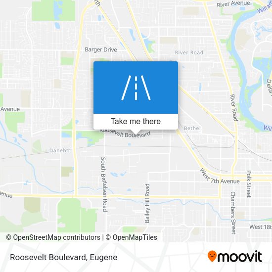 Roosevelt Boulevard map