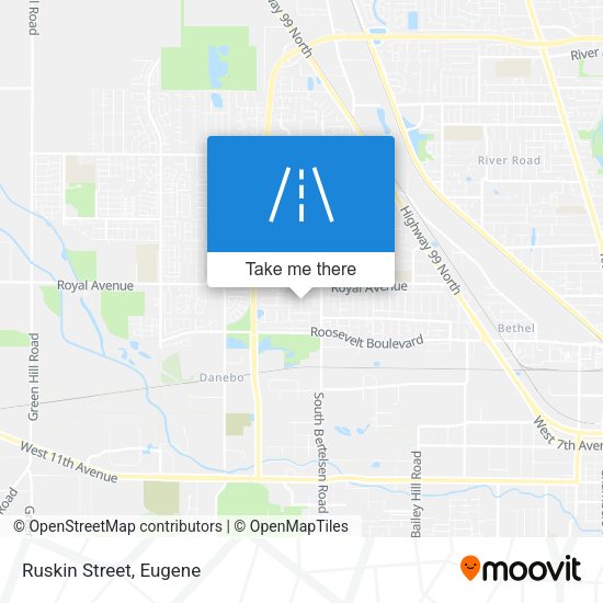 Mapa de Ruskin Street