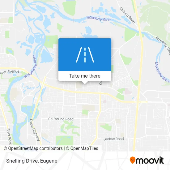 Snelling Drive map