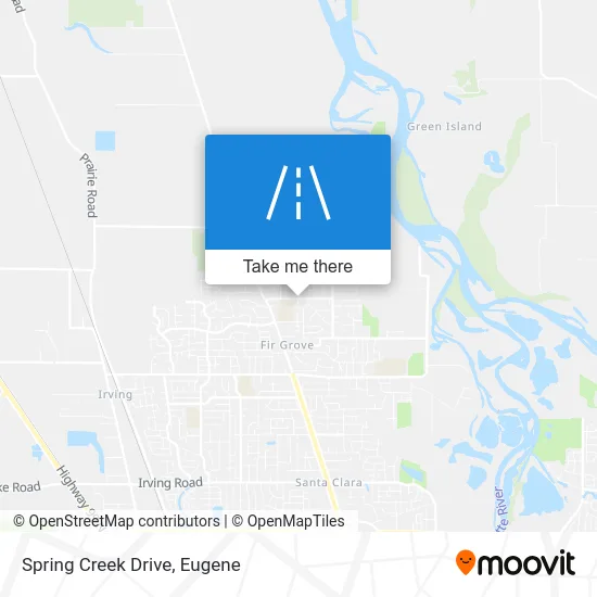 Spring Creek Drive map