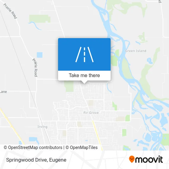Springwood Drive map