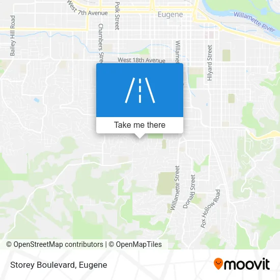 Mapa de Storey Boulevard