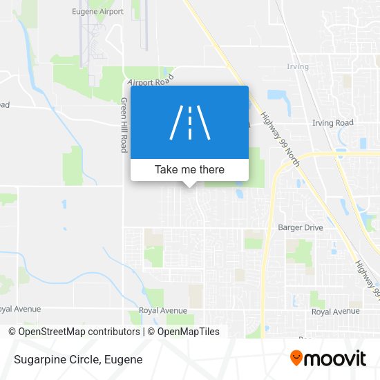 Sugarpine Circle map
