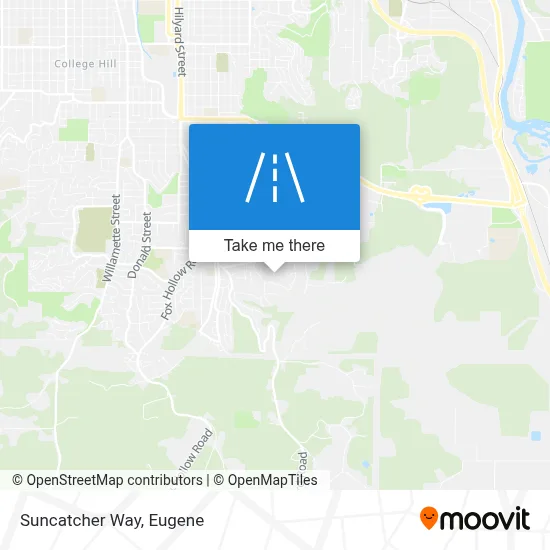 Suncatcher Way map