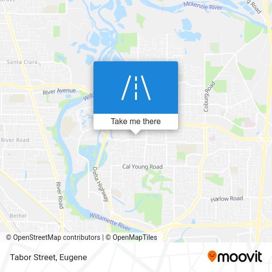 Mapa de Tabor Street