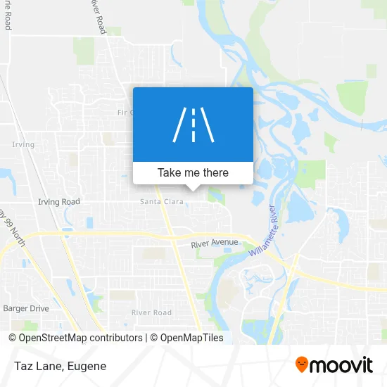 Taz Lane map