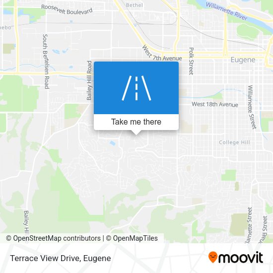 Mapa de Terrace View Drive