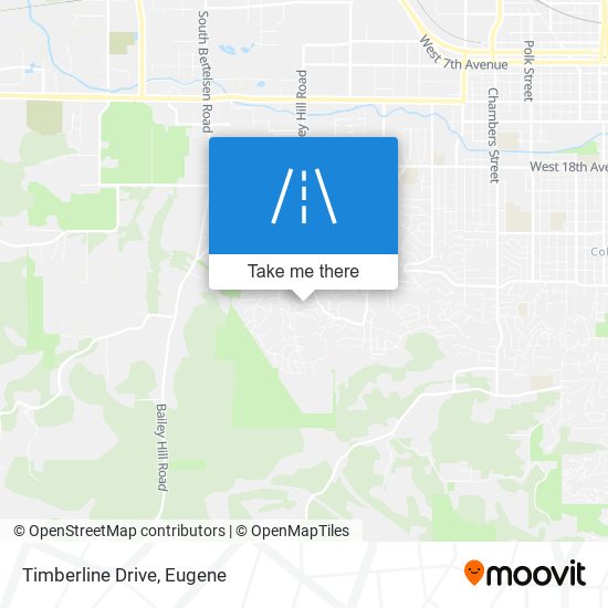 Timberline Drive map