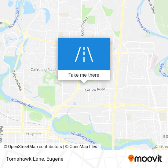 Mapa de Tomahawk Lane