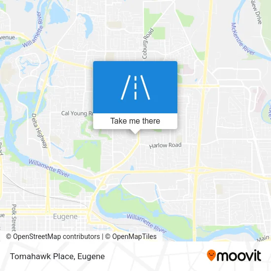 Mapa de Tomahawk Place