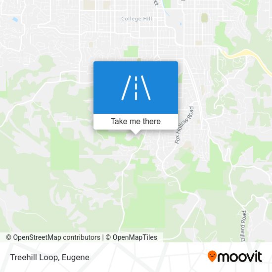 Mapa de Treehill Loop