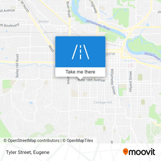 Mapa de Tyler Street