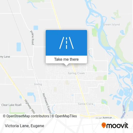 Victoria Lane map