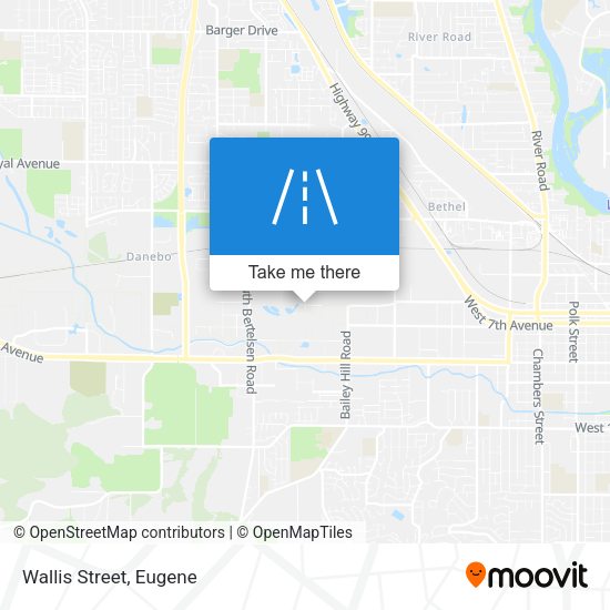 Mapa de Wallis Street