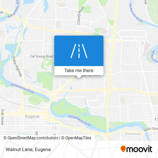Mapa de Walnut Lane