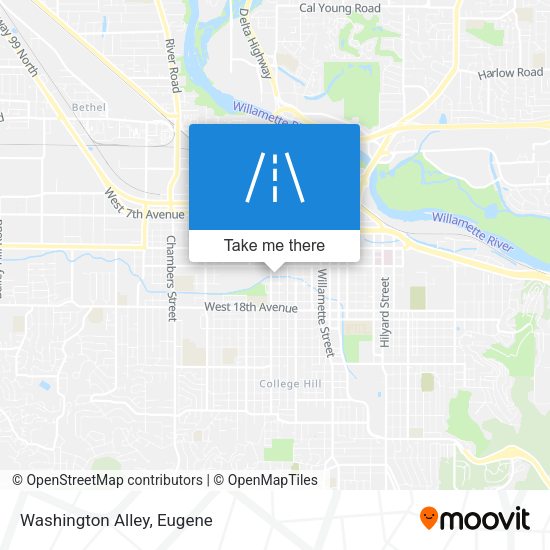 Mapa de Washington Alley