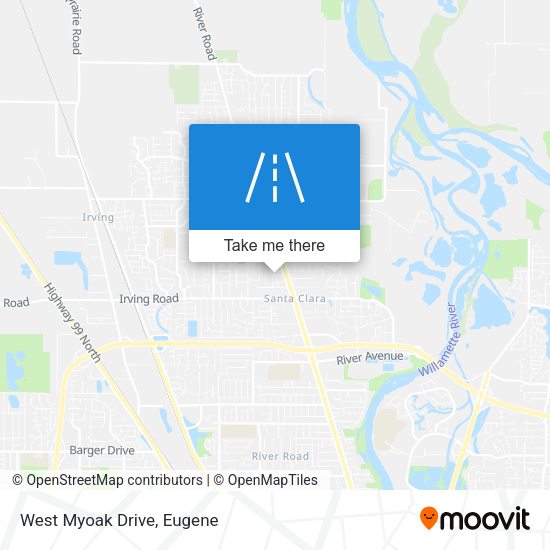 Mapa de West Myoak Drive