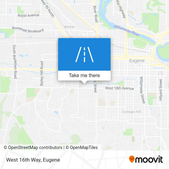 Mapa de West 16th Way