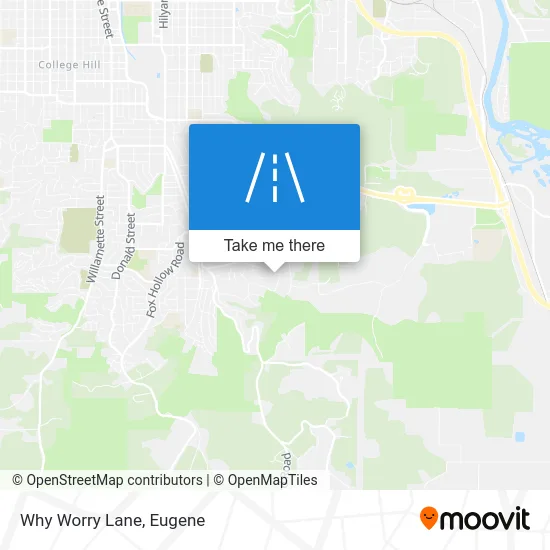 Why Worry Lane map
