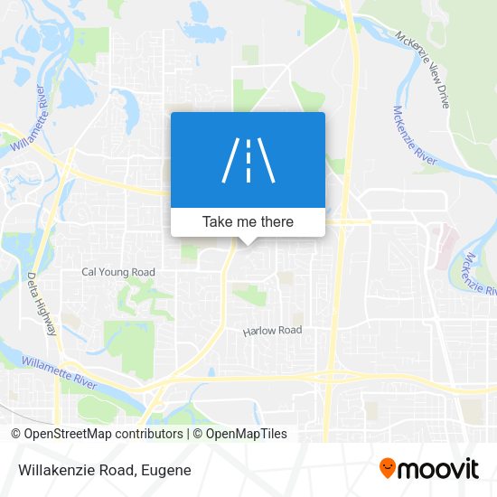 Mapa de Willakenzie Road