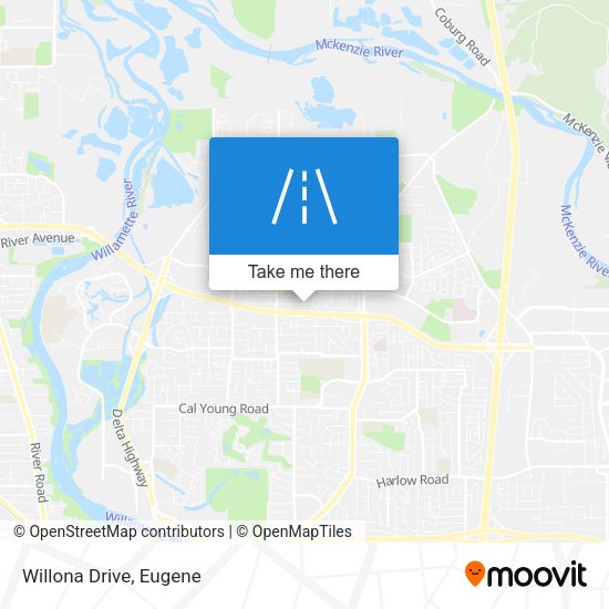 Willona Drive map