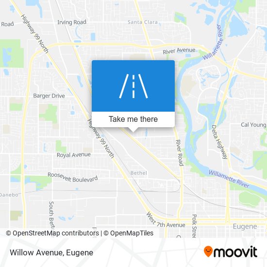 Willow Avenue map