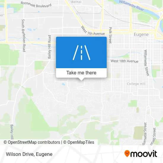 Wilson Drive map