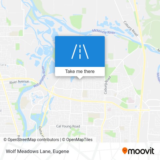 Mapa de Wolf Meadows Lane