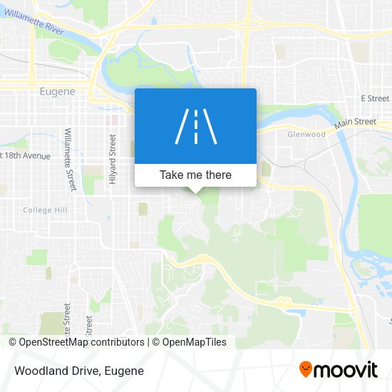 Woodland Drive map