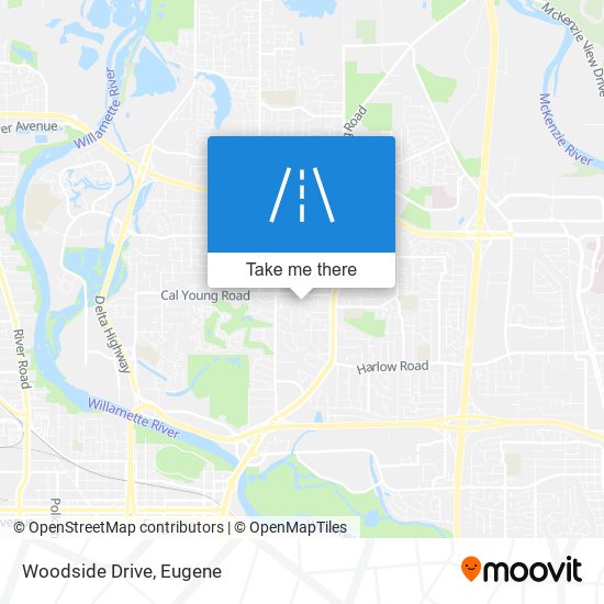 Mapa de Woodside Drive